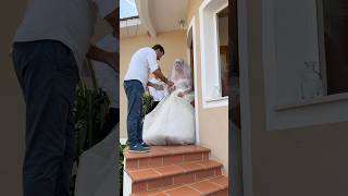 Dalja e nuses nga shtepia 🥰🇦🇱 wedding dasma youtuber bride vlog [upl. by Anatola]