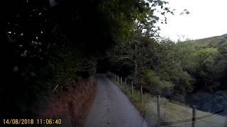 Cwm Einion Artists Valley at Furnace Mid Wales HD Dash cam videos from around Mid Wales UK [upl. by Souza]