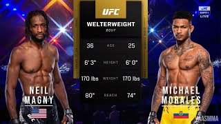 NEIL MAGNY VS MICHAEL MORALES FULL FIGHT UFC ON ESPN 62 [upl. by Paddy408]