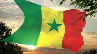 Flag and anthem of Senegal [upl. by Nnazus]