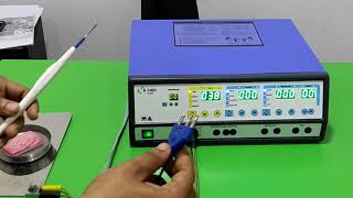 Electrosurgical Unit amp Vessel Sealer cautery Demonstration [upl. by Brucie]