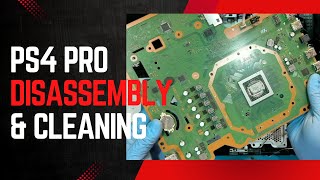 Playstation 4 Pro Disassembly  Full Teardown and Cleaning Model CUH7215B [upl. by Nomaid]