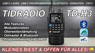 IRRE 🤪 TIDRADIO TDH3  2m70cm amp offen für alles afu pmr446 freenet [upl. by Adnahsat]