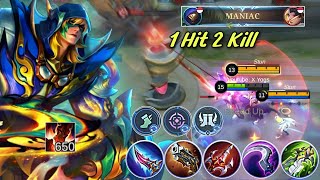 BUILD ALDOU FULL DAMAGE  650 STACK 1 HIT TERSAKIT 2023❗ BUILD ALDOUS TERSAKIT 2023 [upl. by Welcome]