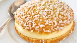 La Recette de la Vraie Tarte Tropézienne 🍰 [upl. by Ordnagela]