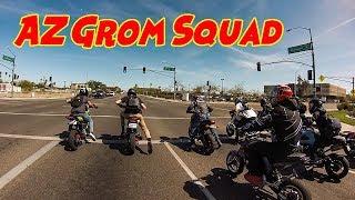 2018 Benelli TNT 135  AZ Grom Squad Ride [upl. by Kristyn]