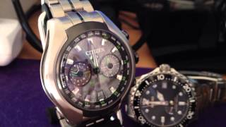 Citizen EcoDrive Satellite WaveAir cc105456e 日付変更動作 [upl. by Maurice]