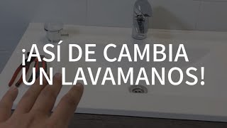 Cómo cambiar lavamanos de cuarto de baño tips contruccion diy shorts [upl. by Jeffie]