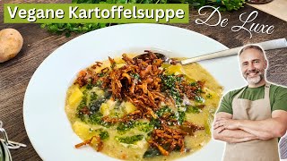 Vegane Kartoffelsuppe Deluxe mit Knuspertofu amp Petersilienöl 🥔✨ Ein Muss für jeden Suppenliebhaber [upl. by Felic]