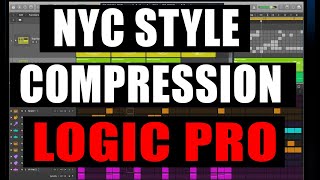 Parallel Compression  New York Style Compression Logic Pro [upl. by Nerred]