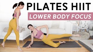 Lower Body Pilates HIIT Workout 30 Mins  Bodyweight Only Pilates with HIIT Bursts [upl. by Aitselec185]