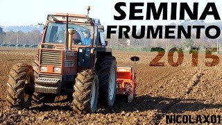 FiatAgri 14090 semina frumento 2015 [upl. by Mcnully]