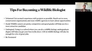 Tips for Students Interested in Becoming a Wildlife Biologist [upl. by Ahsaele]