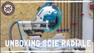 Unboxing la scie radial Makita LS1019l [upl. by Fosque]