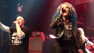 METAL ALLEGIANCE FEAT JOHN BUSH amp ALISSA WHITE GLUZ ACES HIGH LIVE GRAMERCY THEATER NYC 9618 [upl. by Anayia]