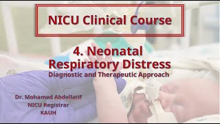 4 Neonatal Respiratory Distress Diagnostic and Therapeutic Approach [upl. by Dirfliw747]