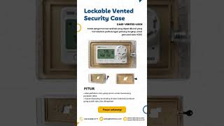 CO2 Data Logger Case Vented Lock co2 datalogger sensor lock protection security ventilation [upl. by Toland]