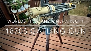 1870s Wild West Gatling Gun for Dude Perfect [upl. by Tinya]