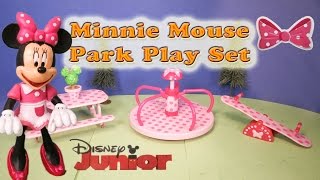 MINNIE MOUSE PARK PLAY SET Toy Review [upl. by Aggappera]