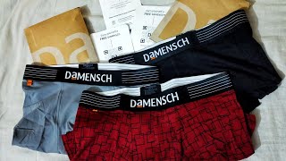 Damensch DeoCotton Deodorizing Trunks for Men Unboxing amp First Impression  Best Smell Is No Smell [upl. by Cris]