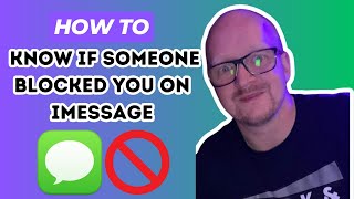 How To Know If Someone Blocked You On iMessage 2024 [upl. by Aihseket87]