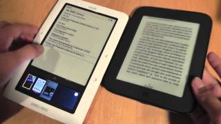 Nook Simple Touch vs Original Nook 1st Edition eBook Reader Comparison [upl. by Cower758]