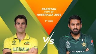 PAK🆚AUS 1st ODI PAK vs AUS 2024🤯🏏 100 Percent Toss amp match winner hai 😱👍cricket match [upl. by Maurene305]