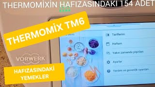 THERMOMİX TM6 YEMEK KİTABI  THERMOMİX HAFIZASINDAKİ TARİFLER  THERMOMİX KULLANMA [upl. by Hallie598]