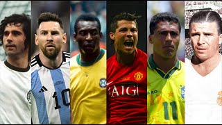 Top 10 Greatest Goalscorers in Football [upl. by Jeane680]