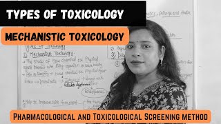 Types of Toxicology  Mechanistic Toxicology Pharmacological amp toxicological screening method II [upl. by Ayanat]