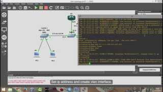 Lab 3 Vlan Configuration on Swtich [upl. by Icyac612]