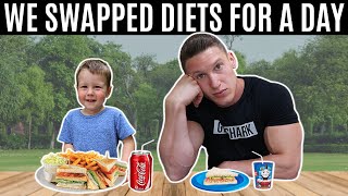 I swapped diets with my 2 year old son for 24 hours [upl. by Ssidnac20]