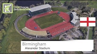 Alexander Stadium  Birchfield Harriers  Google Earth  2016 [upl. by Ashien]