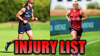 Essendon Injury List [upl. by Gabriele775]