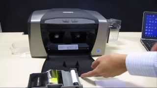 FARGO DTC1250e How to clean to your card printer [upl. by Ddat]