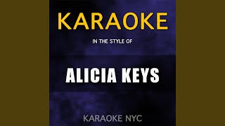 Fallin Originally Performed By Alicia Keys Karaoke Version [upl. by Queston131]