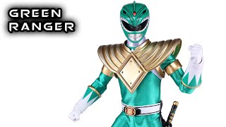 Threezero GREEN RANGER Mighty Morphin Power Rangers 16 FigZero Action Figure Review [upl. by Buhler]