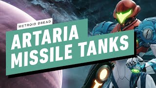 Metroid Dread  All Artaria Missile Tank Locations [upl. by Anelec]