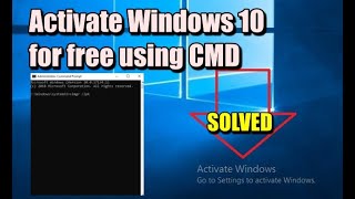 How to Activate Windows 10 using CMD  Still Working 2020 [upl. by Padget]