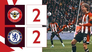 WISSA scores WONDERGOAL in derby day draw 🇨🇩🤯  Brentford 22 Chelsea  Premier League Highlights [upl. by Stasny214]