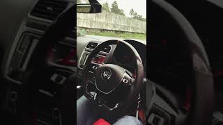 Vw polo gt tsi retrofitted with oem paddles shift steering with genuine carbonfiber art [upl. by Annaitsirhc]