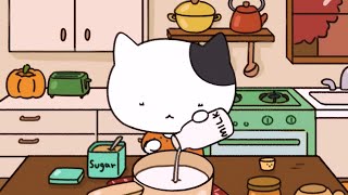 Cozy Cats Kitchen Adventure  Cute Cooking Animation for Kids cute youtubevideo [upl. by Hamid]