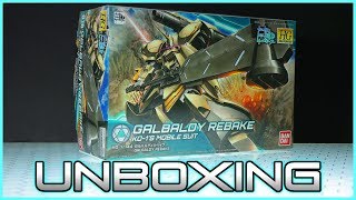 1144 HGBD Galbaldy Rebake Unboxing  GUNDAM BUILD DIVERS [upl. by Regan]