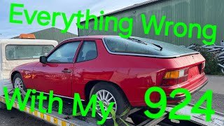 Everything Wrong with my Porsche 924 [upl. by Noillimaxam213]