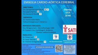 WEBINAR EMBOLIA CARDIOAORTICA CEREBRAL [upl. by Akirej]