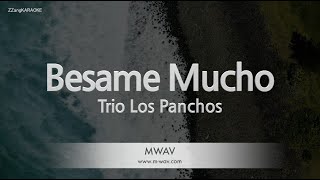 Trio Los PanchosBesame Mucho Karaoke Version [upl. by Asilec971]