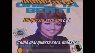 Orietta Berti Tipitipiti KARAOKE FAIR USE [upl. by Geno796]