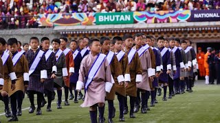 Rigsar Dance by Students  115th National Day Celebrations  Bhutan [upl. by Dilahk]