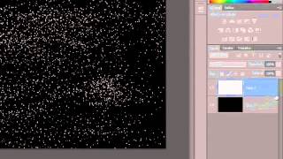 Tutorial Photoshop Como hacer un cielo estrellado  estrellas en el cielo realista [upl. by Marrissa57]