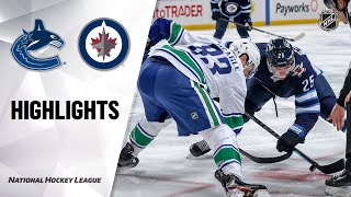 Canucks  Jets 3121  NHL Highlights [upl. by Malloy792]